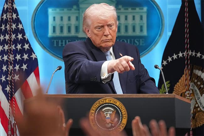 Trump declares Iran ‘regime change,’ vows no enrichment and nuclear removal