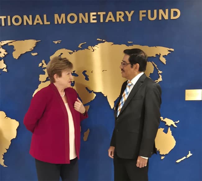 IMF chief reaffirms continued support for Sri Lanka’s economic recovery