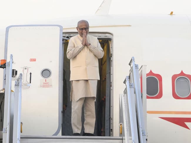 Indian Vice President arrives in Sri Lanka