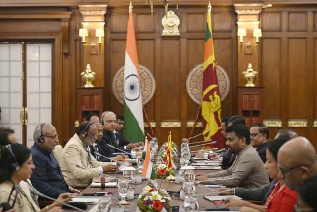 Indian Vice President meets President Dissanayake