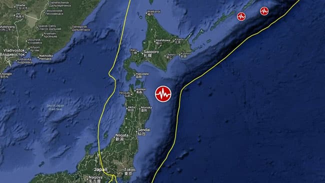 First tsunami waves reach Japan’s eastern coast