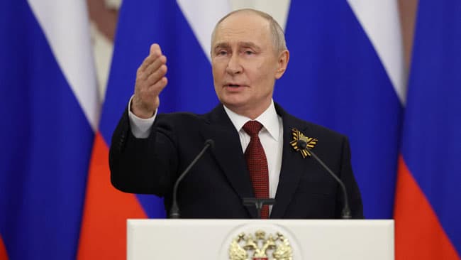 Putin says he thinks Russia-Ukraine war is coming to an end