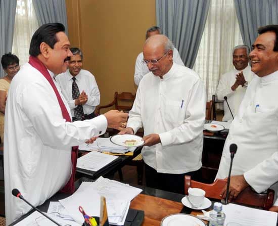 A birthday surprise for Prof. Vitharana