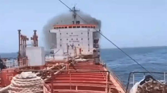 Sanctioned vessel with Indian crew attacked off coast of Oman