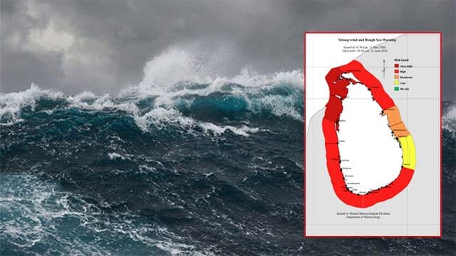‘Red’ advisory issued for strong winds and rough seas