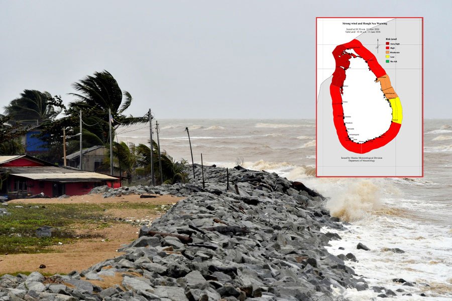 ‘Red’ advisory issued for strong winds and rough seas