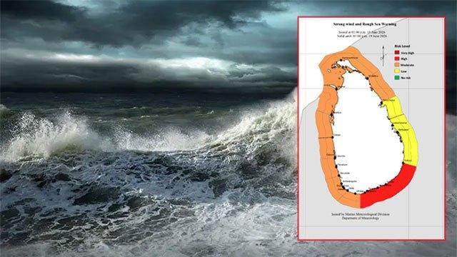 Advisory issued for strong winds and rough seas