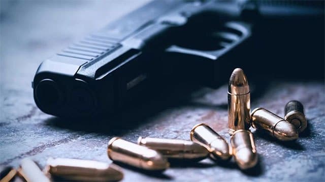Pistol and ammunition recovered in Meetiyagoda after interrogation of suspect