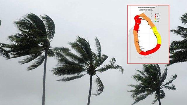 Advisory issued for strong winds and rough seas