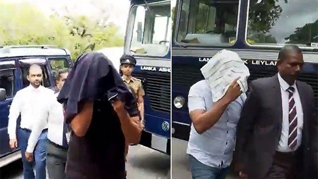 Rakitha Rajapakshe and Charith Abeysinghe produced before court