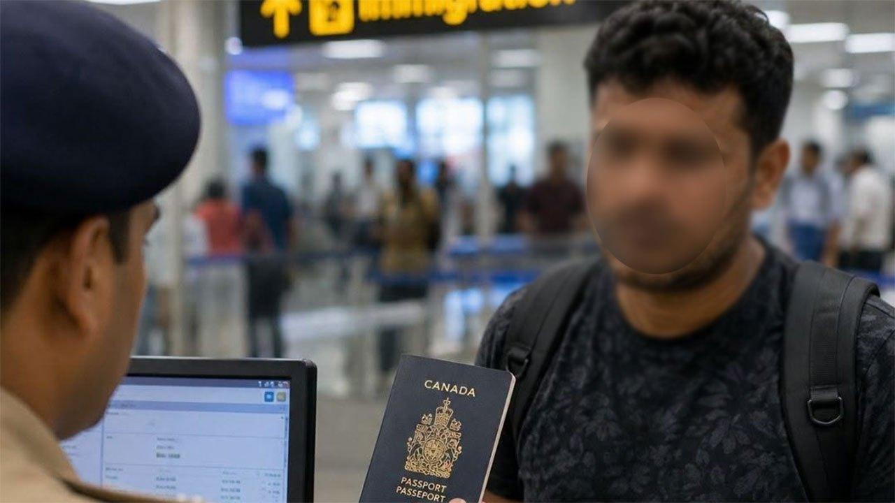 Sri Lankan man held with fake Canadian passport at Bengaluru airport