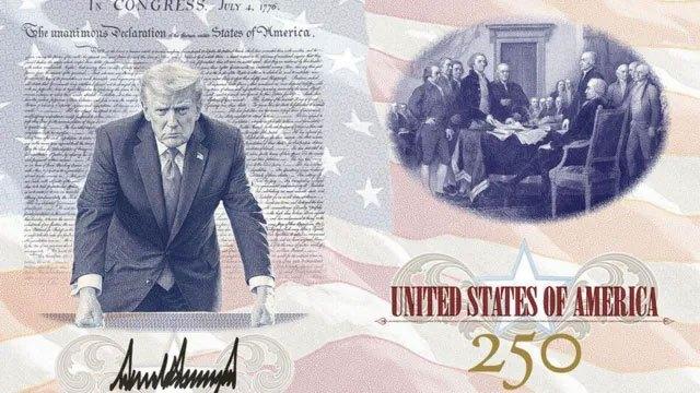Trump's face is added to select US passports for America's 250th birthday