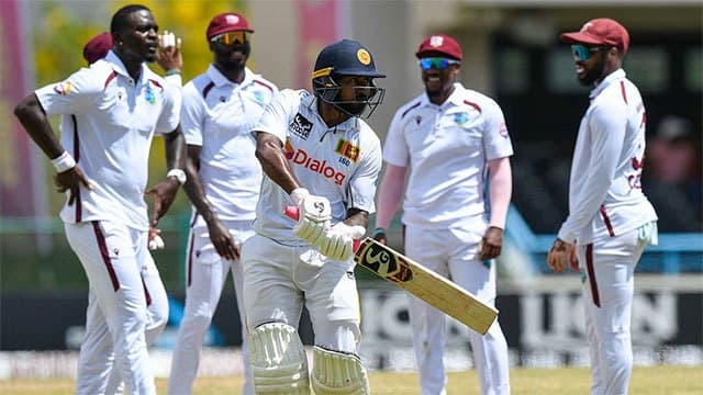 West Indies secures draw in 2nd test to seal 1-0 series win over Sri Lanka