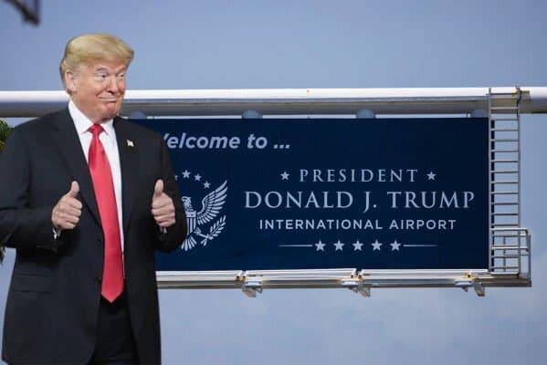 Palm Beach, Florida airport officially changes name to honor Trump
