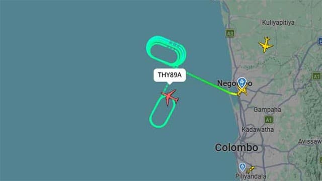 Colombo–Istanbul flight struck by bird; emergency landing preparations underway