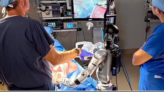 Humanoid robots perform live surgery in world first