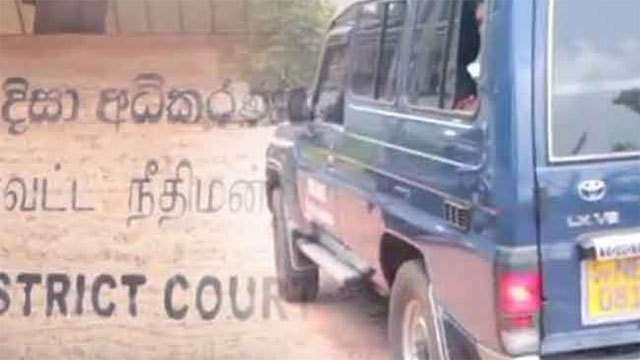 Detention order on suspect who shot police officer in Katunayake