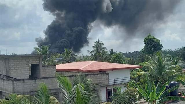Fire breaks out at factory in Katuwana Industrial Zone