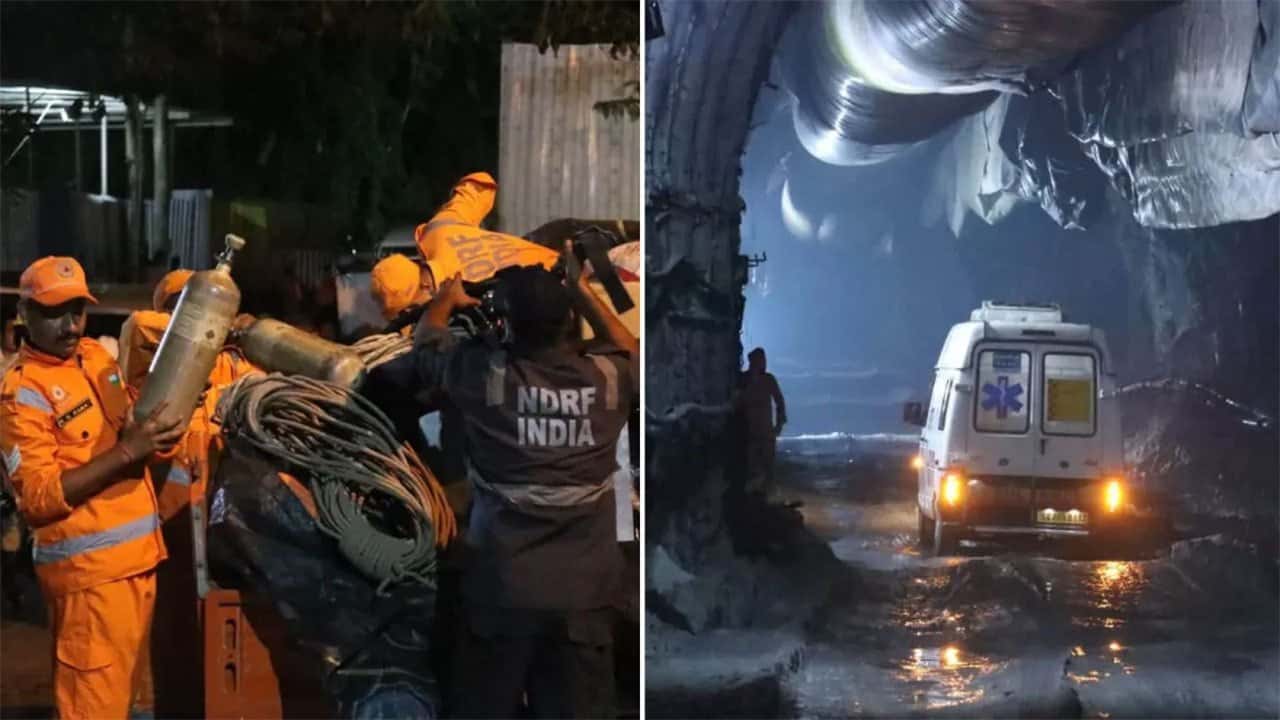 At least 15 Indian workers trapped after tunnel blast kills 10