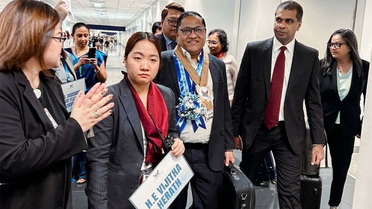FM Vijitha Herath arrives in Philippines for ASEAN Regional Forum