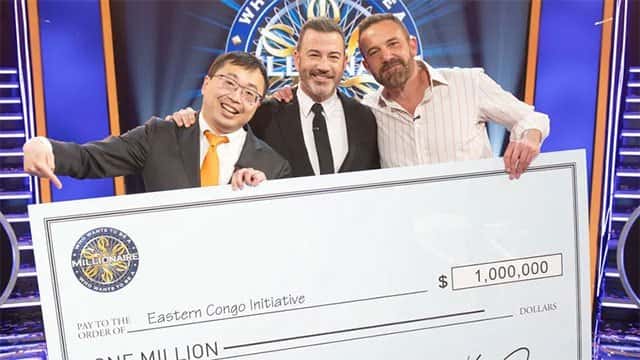 Ben Affleck wins $1 million prize on TV game show