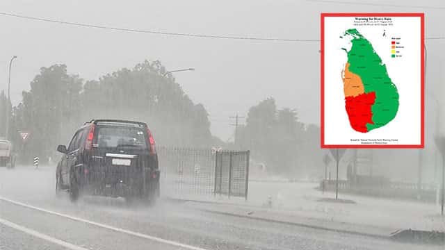 Advisory issued for heavy rain