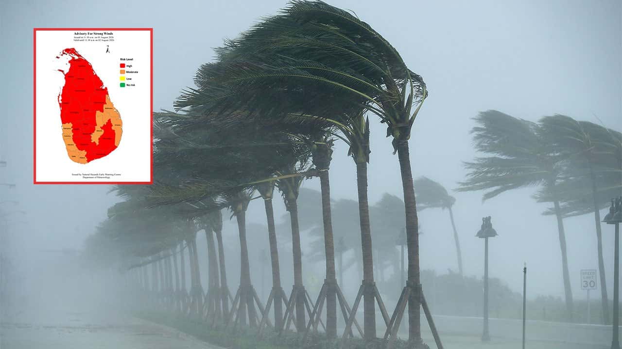 Advisory issued for strong winds