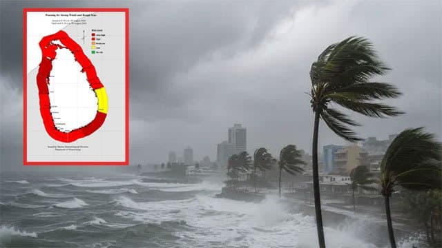 Red advisory issued for strong winds and rough seas