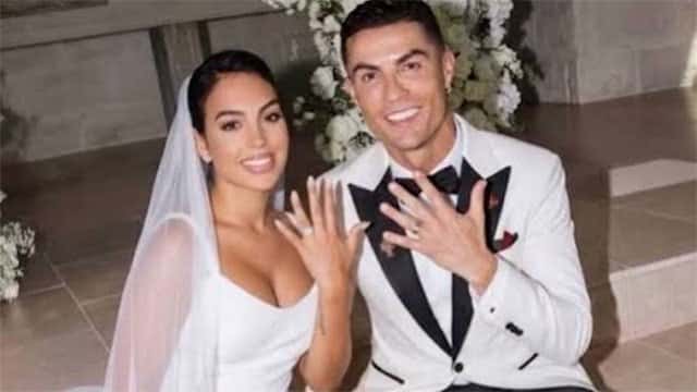 Cristiano Ronaldo marries long-time partner Georgina Rodríguez