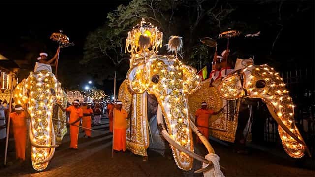 Kandy Esala Perahera: Second Kumbal Perahera parades the streets