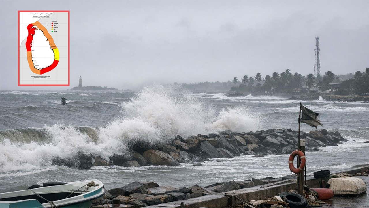 Advisory issued for strong winds and rough seas