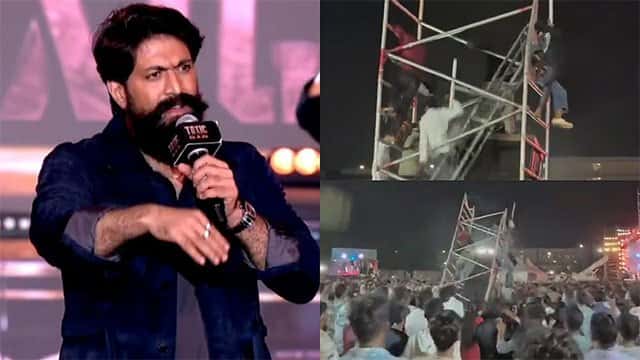 Yash's 'Toxic' event in Hyderabad hit by mishap as stage equipment collapses, fans injured