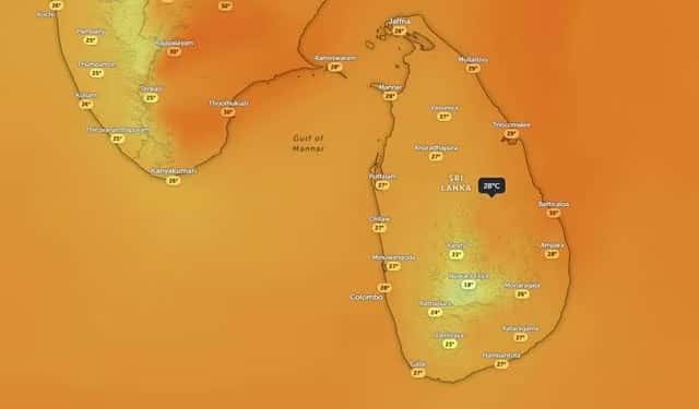 Sea temperatures around Sri Lanka rise by 1°C amid El Niño conditions