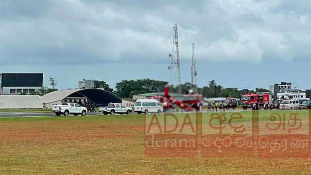 Training aircraft involved in accident while landing at Ratmalana Airport