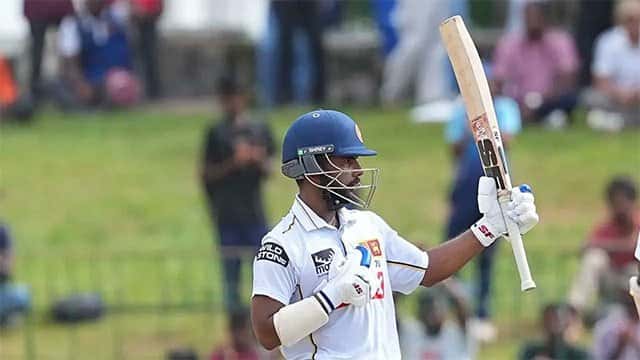 Sonal Dinusha hits second Test century against India