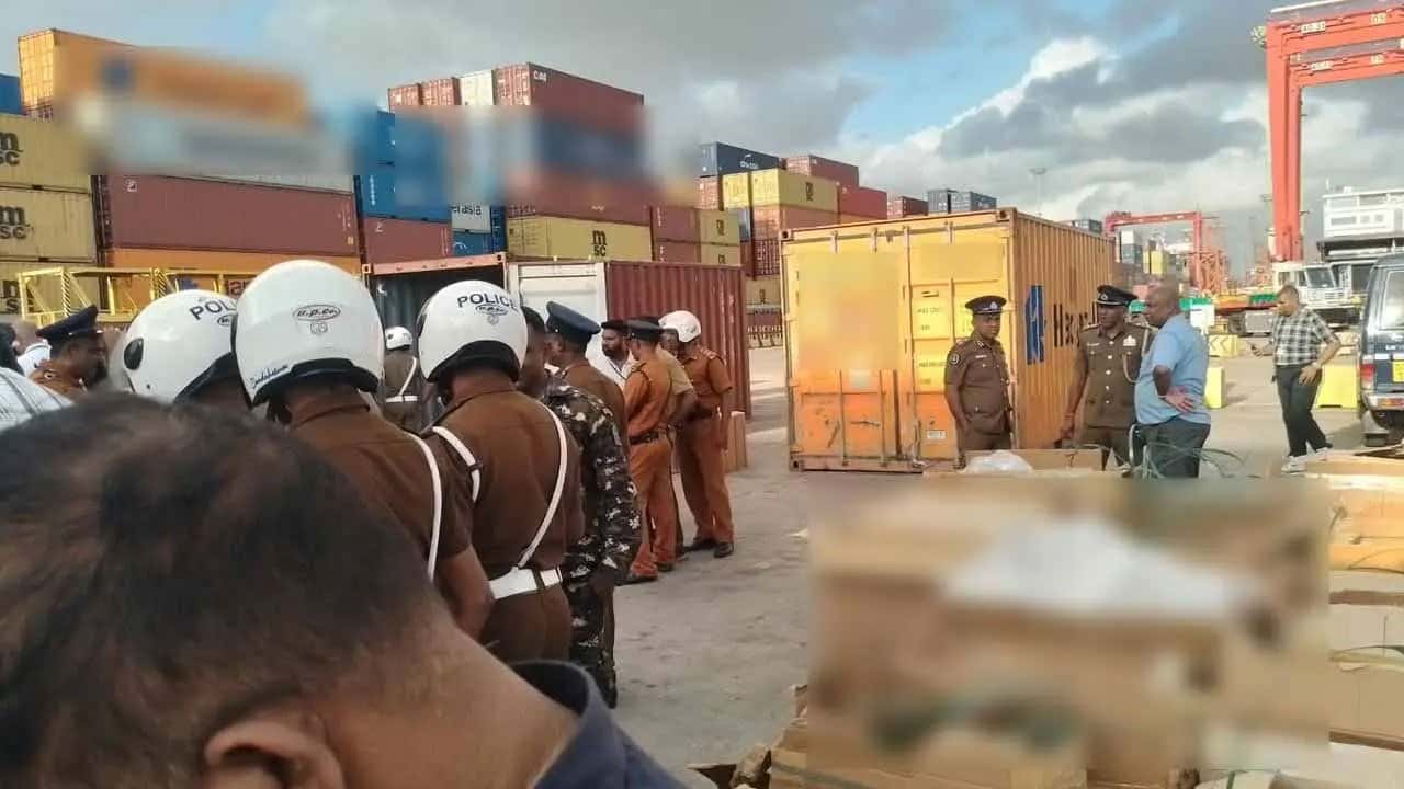 Dematagoda businessman arrested over 420kg ‘Ice’ drug haul found in Colombo Port
