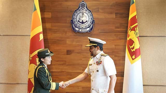 Chinese Defence Attaché meets Sri Lanka Navy Commander