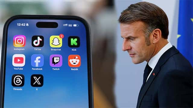 Macron urges EU ban on social media for under-15s in letter to Von der Leyen