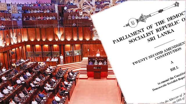 Parliament to debate 22nd Constitutional Amendment on Sept. 24