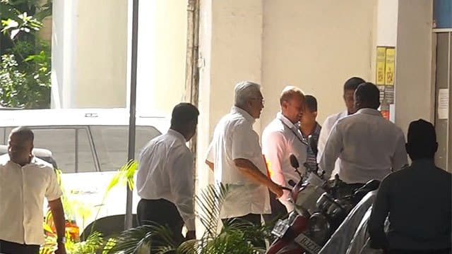 Ex-President Gotabaya Rajapaksa arrives at FCID