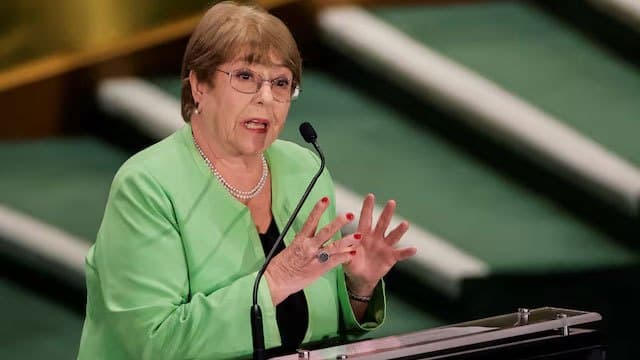 Chile's Michelle Bachelet withdraws from race to lead UN