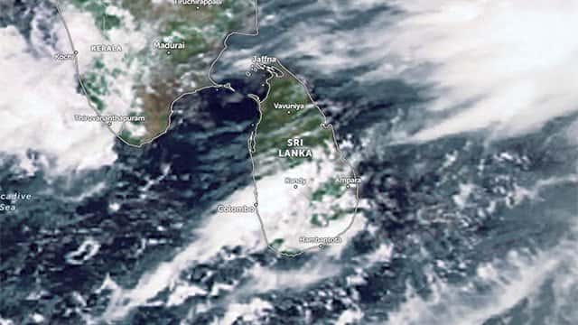 Low-pressure system near Sri Lanka expected to intensify into depression within 24 hours