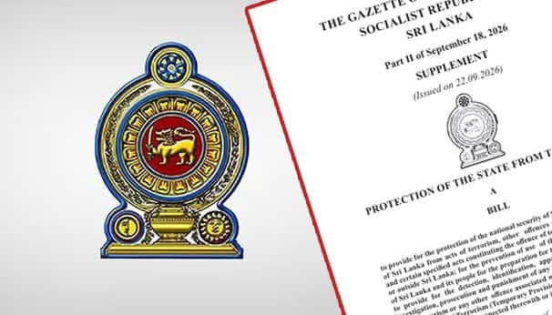 New Bill gazetted to replace Prevention of Terrorism Act