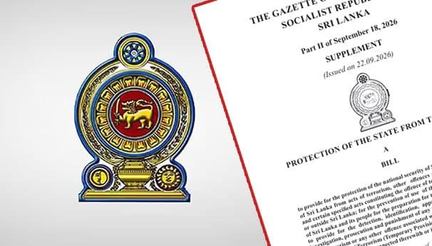 New Bill gazetted to replace Prevention of Terrorism Act