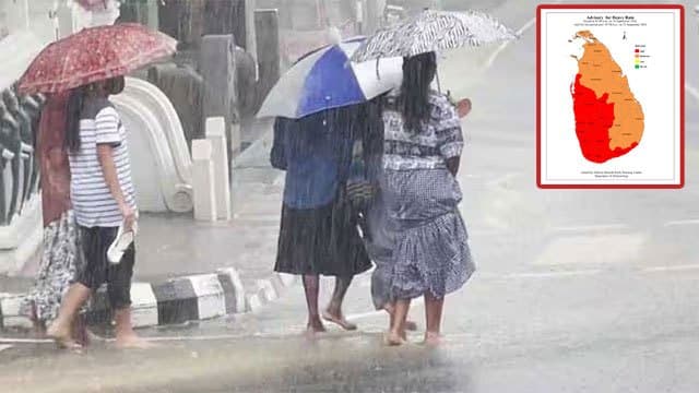 Amber warning issued as heavy rains expected in Western and several other provinces