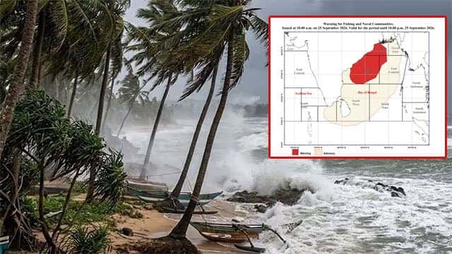 'Red' warning issued for strong winds and rough seas in Bay of Bengal