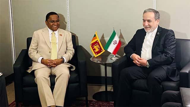 Sri Lanka calls for de-escalation as FM Vijitha Herath meets Iranian Foreign Minister