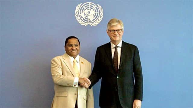 FM reaffirms Sri Lanka’s constructive support for UN peacekeeping operations