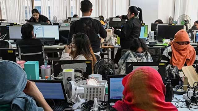 Philippines arrests 244 foreign workers in online scam crackdown