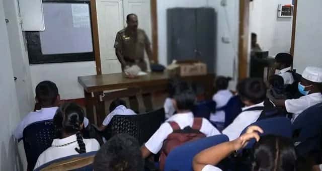 Grandpass Police help more than 30 children return to school